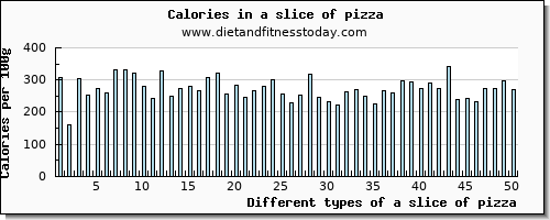 a slice of pizza protein per 100g