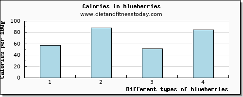 blueberries lysine per 100g