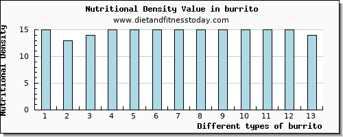 burrito protein per 100g