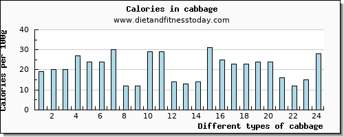 cabbage protein per 100g