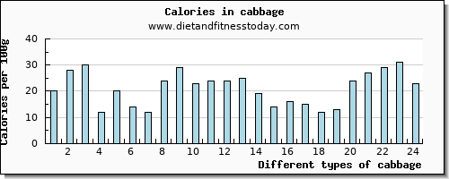 cabbage vitamin b12 per 100g