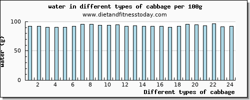 cabbage water per 100g