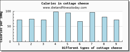 cottage cheese protein per 100g