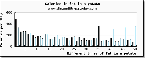 fat in a potato total fat per 100g