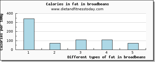 fat in broadbeans total fat per 100g