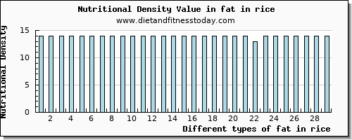 fat in rice total fat per 100g