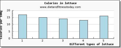 lettuce fiber per 100g