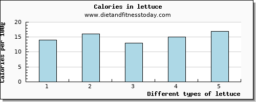 lettuce water per 100g