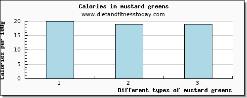 mustard greens lysine per 100g