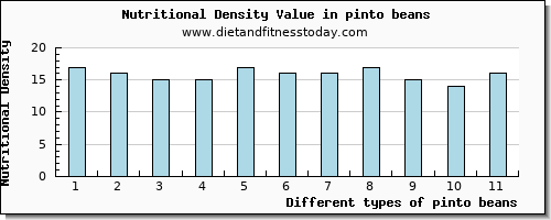 pinto beans magnesium per 100g