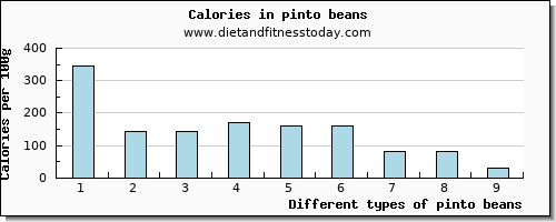 pinto beans vitamin b6 per 100g