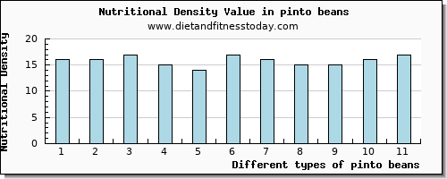 pinto beans water per 100g