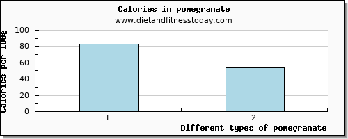 pomegranate protein per 100g
