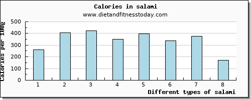 salami vitamin b12 per 100g