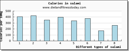 salami vitamin b6 per 100g