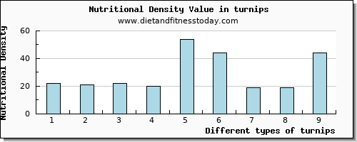 turnips cholesterol per 100g